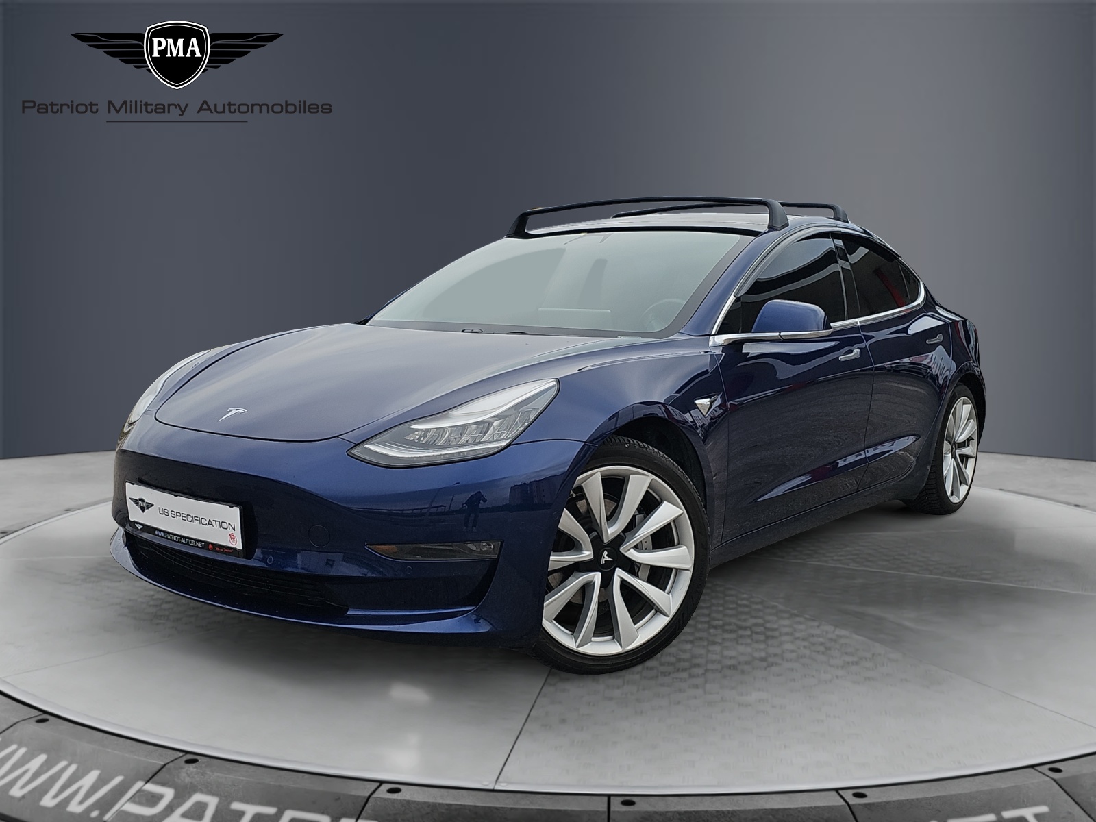 2018 Tesla Model 3 Long Range AWD in Deep Blue Metallic – photo 1 of 18
